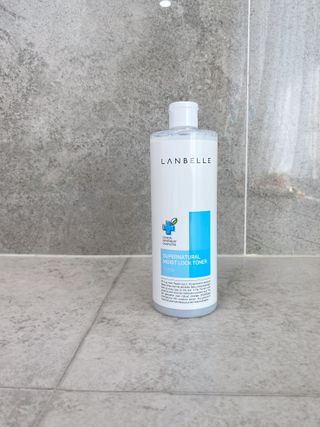랑벨 수퍼내츄럴 수분잠금 토너 500ml (수분, 보습, 피부장벽 토너) — 5점을 준 리뷰어가 2022년 4월 올린 사용 사진