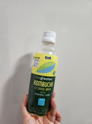 더그레잇티 콤부차 [매일유업] 더그레잇티 44kcal 콤부차 300ml *12개입 (오리지널 6개+베리리치 6개) — 3점을 준 리뷰어가 2023년 7월 올린 사용 사진