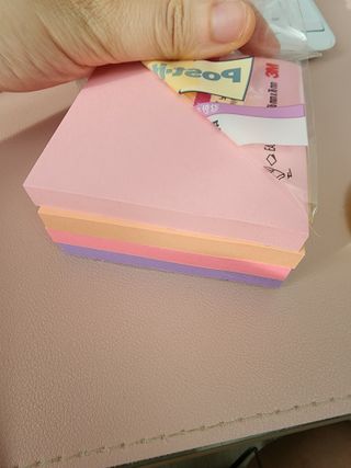 3M 포스트잇 NEW 포스트-잇® 노트 컬러팩 컬렉션 — 5점을 준 리뷰어가 2022년 11월 올린 사용 사진