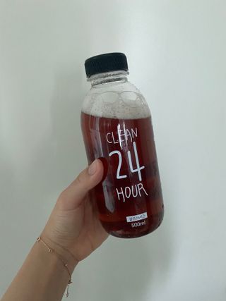 클린24시간 1BOX(5포) + 전용보틀(500ml) — 5점을 준 리뷰어가 2022년 7월 올린 사용 사진