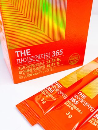 [닥터루템]맛있는 파인애플맛 과채효소 THE파이토엔자임365 1box (30포) — 5점을 준 리뷰어가 2022년 10월 올린 사용 사진