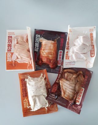 한끼통살 슬라이스 닭가슴살 — 5점을 준 리뷰어가 2023년 2월 올린 사용 사진