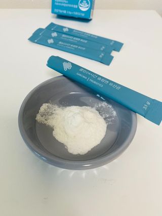 클린24시간 슬림앤유산균 1박스 (3.5g X 15포) — 5점을 준 리뷰어가 2022년 9월 올린 사용 사진