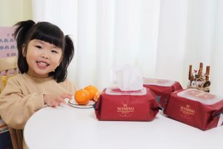 마미요 대용량 플레인 아기물티슈 베이직 캡형 100매 * 10개 — 4.5점을 준 리뷰어가 2022년 12월 올린 사용 사진
