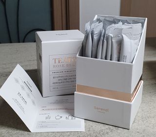 세렌디뷰티_이너뷰티 티톡스 로즈 베리 — 5점을 준 리뷰어가 2021년 3월 올린 사용 사진