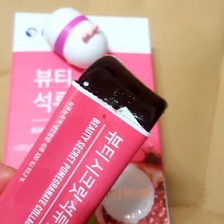 보뚜 슈퍼푸드 뷰티 시크릿 석류 콜라겐 젤리스틱 15포 — 5점을 준 리뷰어가 2021년 12월 올린 사용 사진