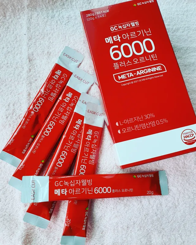 GC녹십자웰빙 메타 아르기닌 6000 플러스 오르니틴 리뷰 사진