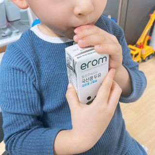 이롬 erom 황성주박사의 국산콩 두유 검은콩 고칼슘 — 5점을 준 리뷰어가 2020년 12월 올린 사용 사진