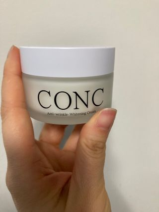 CONC 콩크 미로탐누스 안티링클 화이트닝 크림 — 5점을 준 리뷰어가 2021년 2월 올린 사용 사진