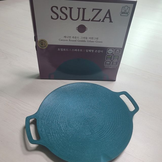 [SSULZA] 캐니언 라운드 컬러 그리들 29cm 어반그린 리뷰 사진