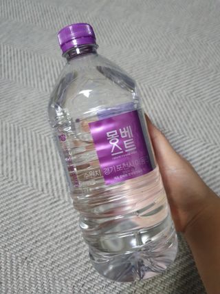 몽베스트 MONTBEST 1L 12입 — 5점을 준 리뷰어가 2022년 2월 올린 사용 사진