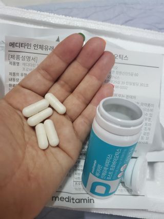메디타민 인체유래 비피더스 포스트 프로바이오틱스 — 5점을 준 리뷰어가 2021년 5월 올린 사용 사진