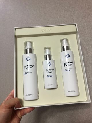 SOONWITH 순위드 NEP+ 스킨케어 3종 세트 — 5점을 준 리뷰어가 2021년 3월 올린 사용 사진