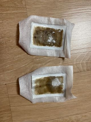[레제르] 아로마 수액패치 발패치 10매입 - 라벤더향/유칼립투스향/대나무향 — 5점을 준 리뷰어가 2022년 2월 올린 사용 사진