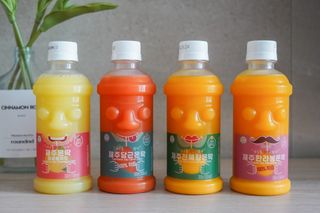 탐라원 제주의 맛, 몬딱주스 4종세트 - 한라봉몬딱주스, 천혜향몬딱주스, 청귤에이드, 당근몬딱주스 — 4.5점을 준 리뷰어가 2021년 8월 올린 사용 사진