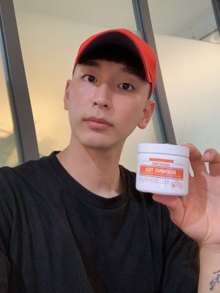 뉴트리션팩토리 하드코어버닝티 오리지널 — 5점을 준 리뷰어가 2021년 7월 올린 사용 사진