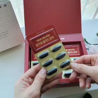트루헬퍼 홀인원 블러드큐어 혈행+혈압+콜레스테롤 한번에 1박스 1개월 — 5점을 준 리뷰어가 2023년 2월 올린 사용 사진