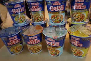 NISSIN 닛신 컵누들  4종 - 씨푸드오리지날, 씨푸드 스파이시, 씨푸드 커리, 씨푸드 XO소스 — 5점을 준 리뷰어가 2022년 11월 올린 사용 사진