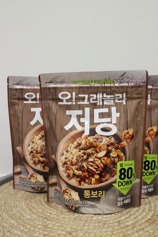 맛있게 먹어도 당 1g 대, 오!그래놀라 저당 통보리 — 5점을 준 리뷰어가 2025년 1월 올린 사용 사진
