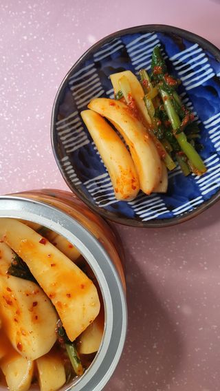 셰프애찬 알타리김치 총각김치 1kg — 5점을 준 리뷰어가 2022년 10월 올린 사용 사진