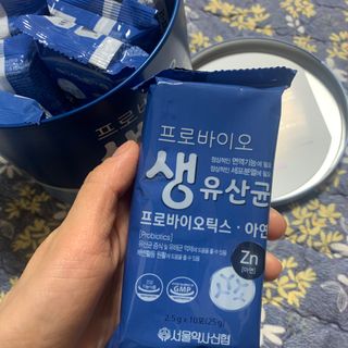 서울약사신협_프로바이오생유산균_2.5G x 100포 — 5점을 준 리뷰어가 2021년 3월 올린 사용 사진