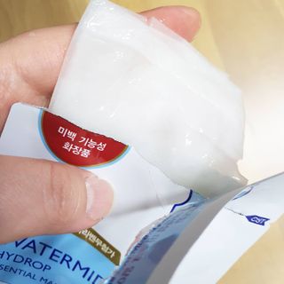메디힐 올리브영 1등 마스크팩 워터마이드팩 2매 + 티트리팩 2매 기획세트 — 5점을 준 리뷰어가 2021년 3월 올린 사용 사진