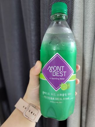 몽베스트 Montbest with Sparkling water Lime20병 — 5점을 준 리뷰어가 2021년 11월 올린 사용 사진