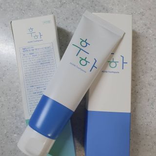 [심폐소생소] 무불소 임산부 천연 치약 — 5점을 준 리뷰어가 2021년 8월 올린 사용 사진