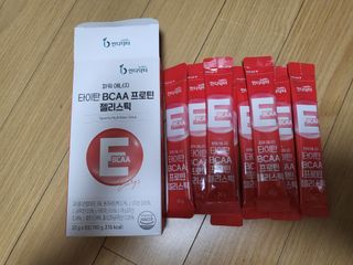 [인디닥터] 타이탄 BCAA 프로틴 젤리스틱 — 4점을 준 리뷰어가 2022년 6월 올린 사용 사진