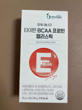 [인디닥터] 타이탄 BCAA 프로틴 젤리스틱 — 5점을 준 리뷰어가 2022년 5월 올린 사용 사진
