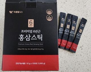 [푸름웰니스] 프리미엄 6년근 홍삼스틱 3mg x 100포 — 5점을 준 리뷰어가 2022년 3월 올린 사용 사진
