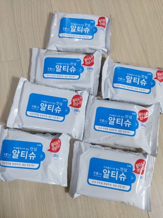 [엠메이데이] 안심 알티슈 20매 x 7 — 5점을 준 리뷰어가 2022년 1월 올린 사용 사진