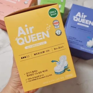 에어퀸 뉴브레스 유기농 생리대 4종 (팬티라이너 20P + 중형 10P + 대형 10P + 오버나이트 8P)_체험단 — 5점을 준 리뷰어가 2024년 5월 올린 사용 사진