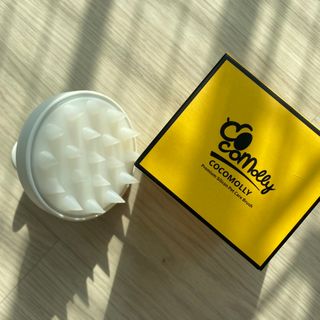 자극 없이 털/각질 관리가 가능한 코코몰리 실리콘 목욕 브러쉬 — 4점을 준 리뷰어가 2021년 1월 올린 사용 사진