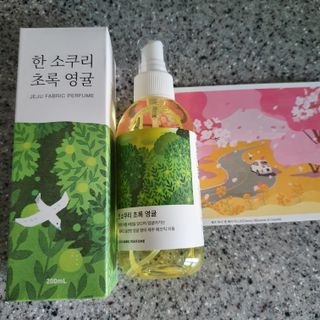 르플랑 한소쿠리초록영귤, 섭지에 유채피우다, 비자림의 아침이슬, 동백길 걷다, 협재의 아침바람 200ml 5종 중 택1 — 5점을 준 리뷰어가 2021년 7월 올린 사용 사진
