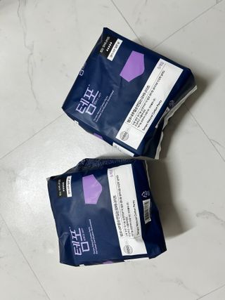 N[템포 ] 패드 내추럴 순면 입는 오버나이트 5P * 2개 — 5점을 준 리뷰어가 2024년 3월 올린 사용 사진