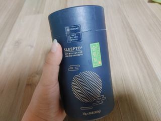 프리마인 자체 기업부설 연구소에서 찾아낸 건강한 수면의 비밀.  슬립토 플러스 30포 — 5점을 준 리뷰어가 2022년 9월 올린 사용 사진