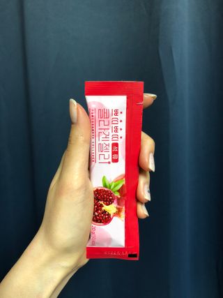 헬스업_쁘띠쁘띠석류콜라겐젤리_20g x 14포 — 5점을 준 리뷰어가 2021년 2월 올린 사용 사진
