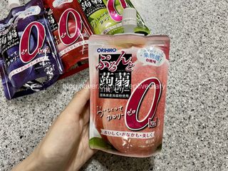 ORIHIRO 오리히로 곤약젤리 제로칼로리 130g 4종 4팩(맛별로 1팩씩) — 3점을 준 리뷰어가 2023년 1월 올린 사용 사진
