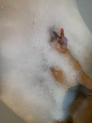 버블데이 배쓰밤 거품입욕제 버블바 6종 — 5점을 준 리뷰어가 2021년 8월 올린 사용 사진