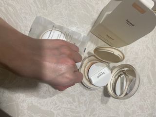 세렌디뷰티 퍼펙트 에어리 래디언스 쿠션 — 5점을 준 리뷰어가 2022년 1월 올린 사용 사진