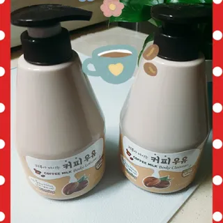 [과일나라] 피부가 마시는 커피우유 바디클렌저&바디로션 — 5점을 준 리뷰어가 2022년 3월 올린 사용 사진