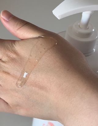 프리[닥터문] 유산균 락토케어 질경초 여성청결제 1000ml (젤타입) — 5점을 준 리뷰어가 2022년 5월 올린 사용 사진