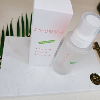 [시카앰플] 묘오한 고마진정할때 진정 스프레이 앰플 150ml — 4점을 준 리뷰어가 2021년 3월 올린 사용 사진