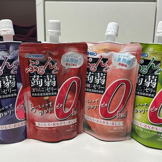 ORIHIRO 오리히로 곤약젤리 제로칼로리 130g 4종 4팩(맛별로 1팩씩) — 5점을 준 리뷰어가 2023년 2월 올린 사용 사진