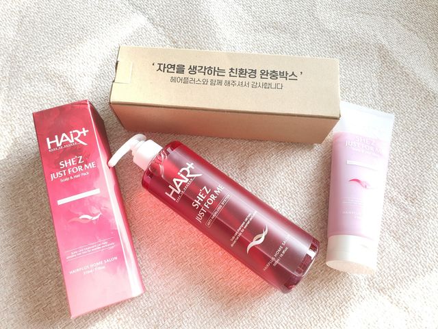 헤어플러스 여성탈모 쉬즈 샴푸+두피팩SET 리뷰 사진