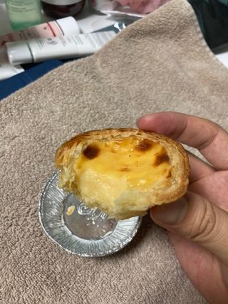 디앙뜨 포르투갈 에그타르트 오리지널 맛+패션후르츠 맛 중 택1 — 2점을 준 리뷰어가 2021년 8월 올린 사용 사진