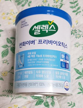셀렉스 썬화이버 프리바이오틱스 — 5점을 준 리뷰어가 2021년 12월 올린 사용 사진