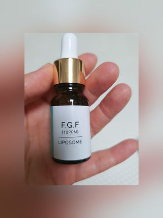 랑팡 EGF+FGF 10ppm 리포좀 앰플 원액 10ml — 5점을 준 리뷰어가 2021년 10월 올린 사용 사진