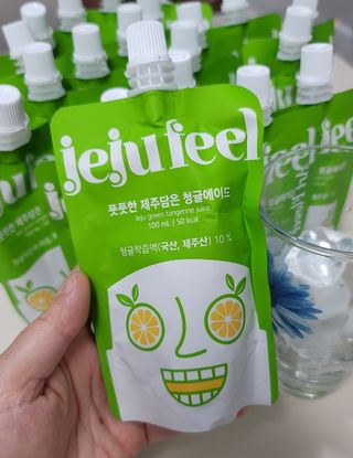 JEJUFEEL 풋풋한 제주담은 청귤에이드 — 4점을 준 리뷰어가 2022년 9월 올린 사용 사진